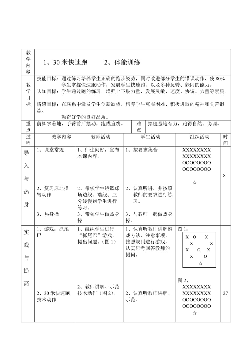 小学体育快速跑教案.doc_第2页