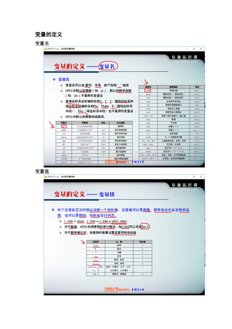 HFSS中的变量和Optimetrics的使用-变量设置.doc_第3页