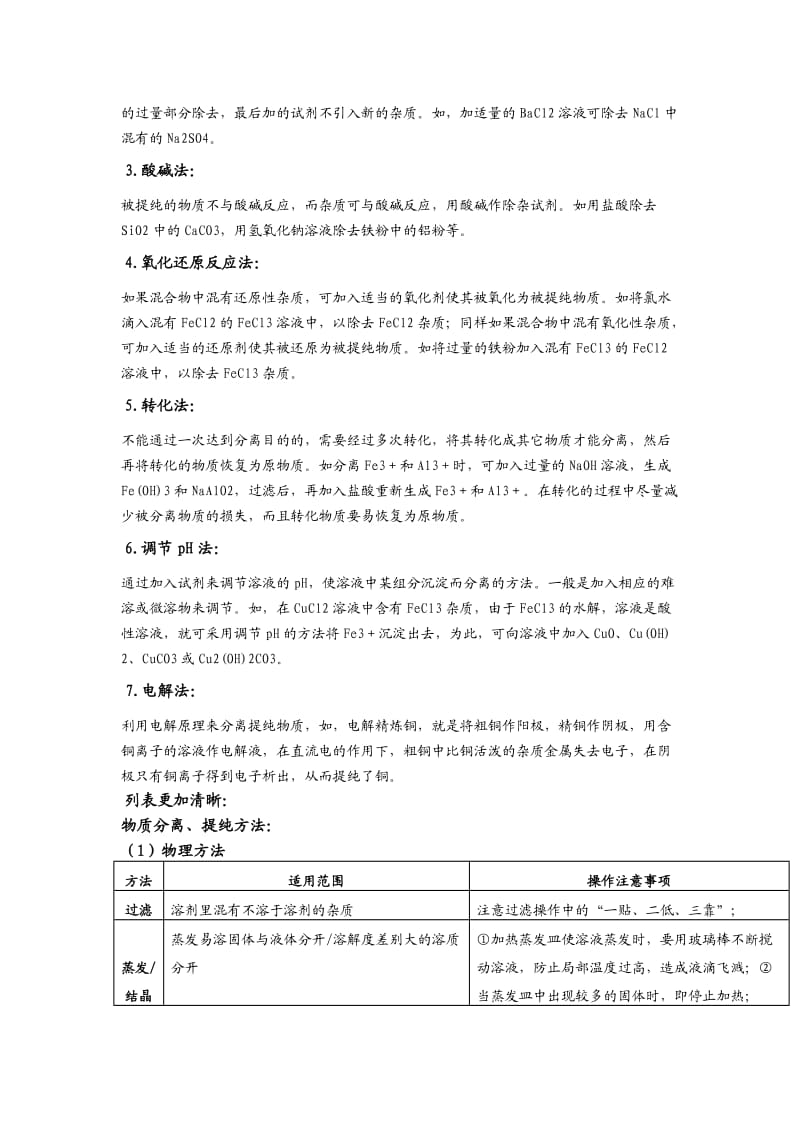 化学分离与提纯的常用方法.doc_第2页