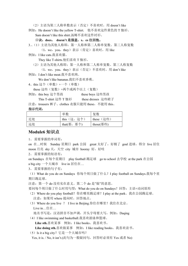 英语外研版二年级上册知识点.doc_第3页