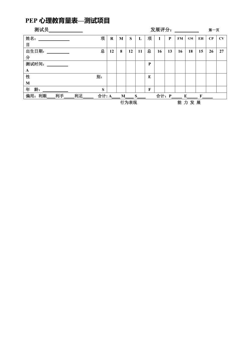 PEP心理教育量表--评估报告.doc_第3页