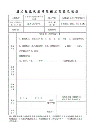 基础隐蔽验收记录表.doc