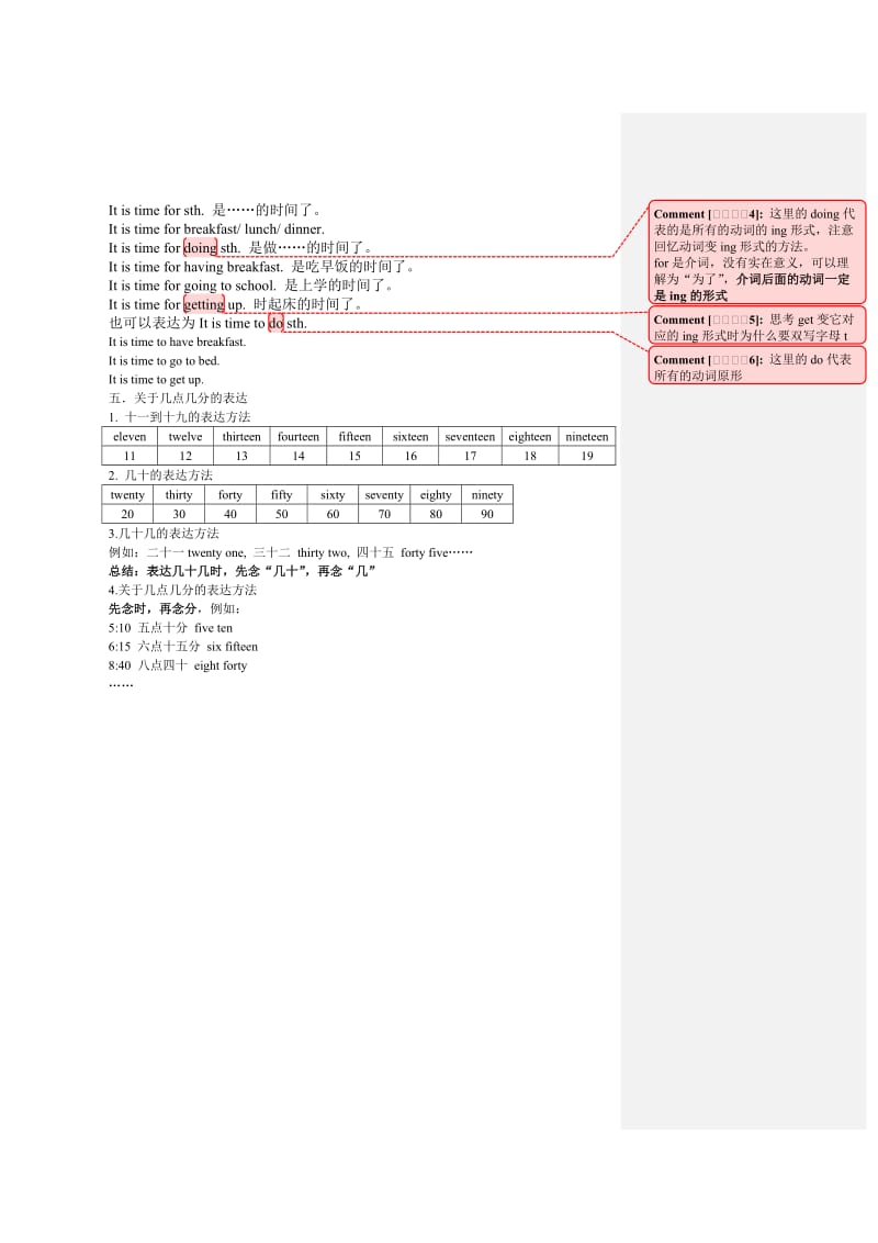 小学英语PEP四年级下册第二单元语言知识点总汇.doc_第2页