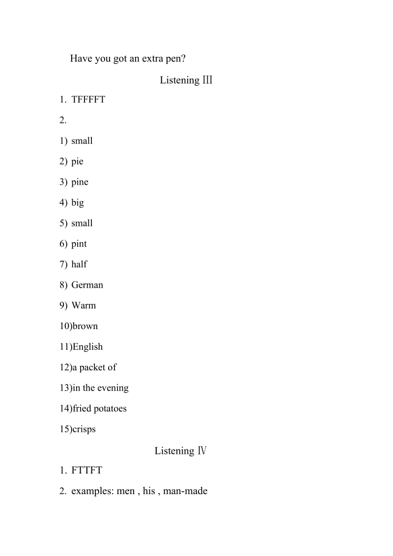 新编大学英语第三版视听说教程2答案(外研社)Unit 2.doc_第2页