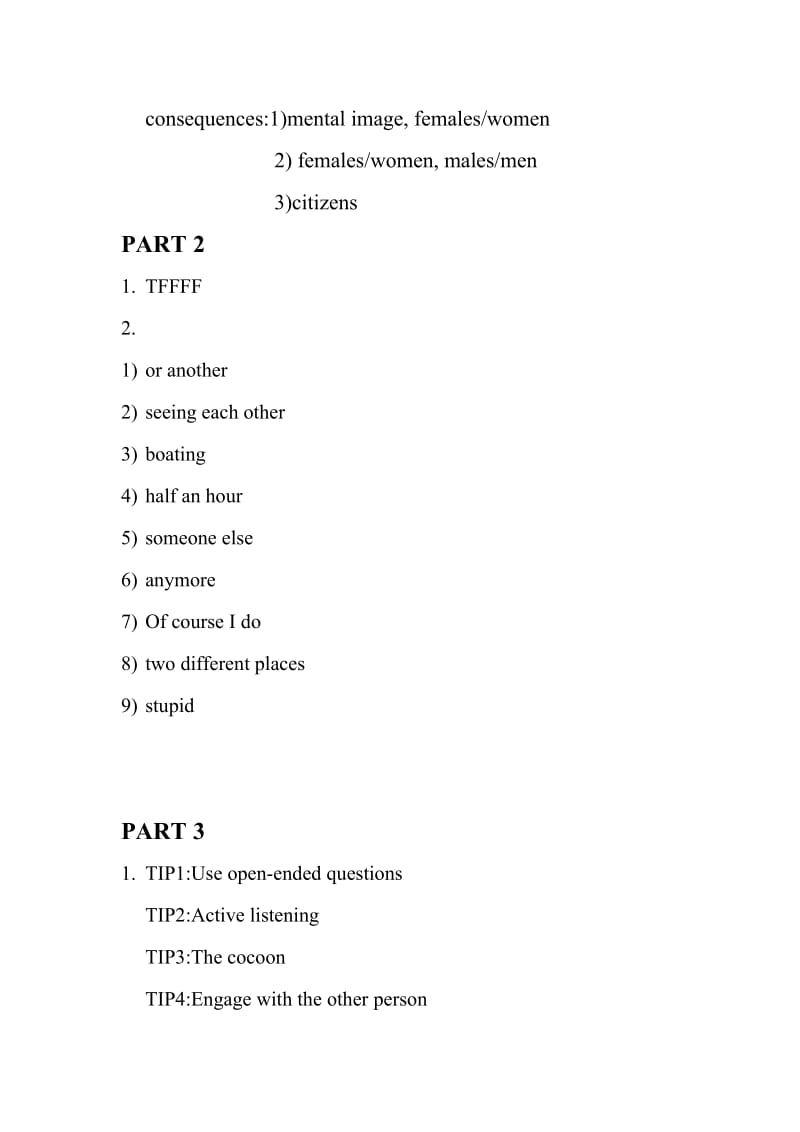 新编大学英语第三版视听说教程2答案(外研社)Unit 2.doc_第3页