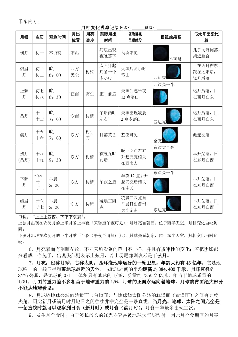 月相变化观察记录姓名.doc_第2页