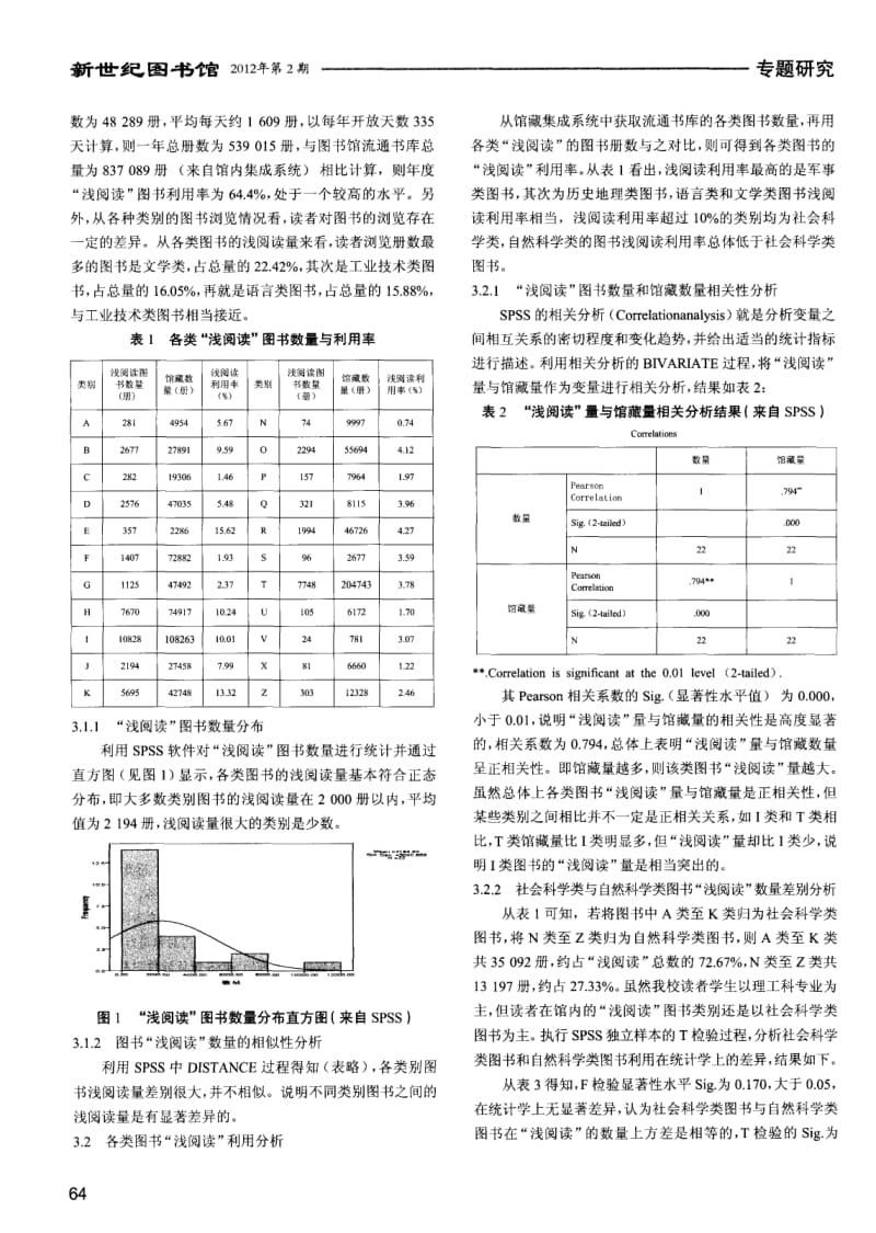 高校图书馆“图书浅阅读”的实证统计分析.pdf_第2页