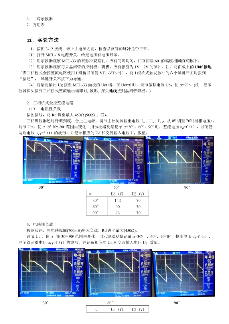 三相桥式全控整流电路实验报告.doc_第2页