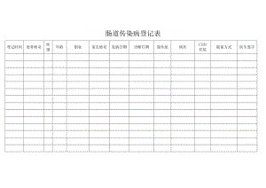 肠道传染病登记表.doc