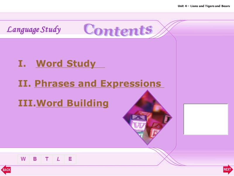 现代大学英语4 Unit4 lions and tigers and bears_language study.ppt_第2页