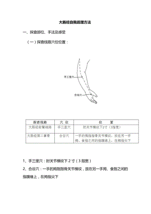 路新宇家庭经络养生课程要点.doc