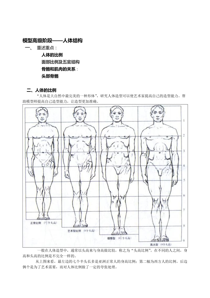 模型高级——人体结构.doc_第1页