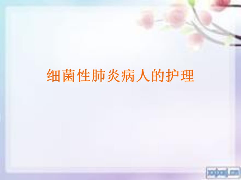 细菌性肺炎病人的护理.ppt_第1页