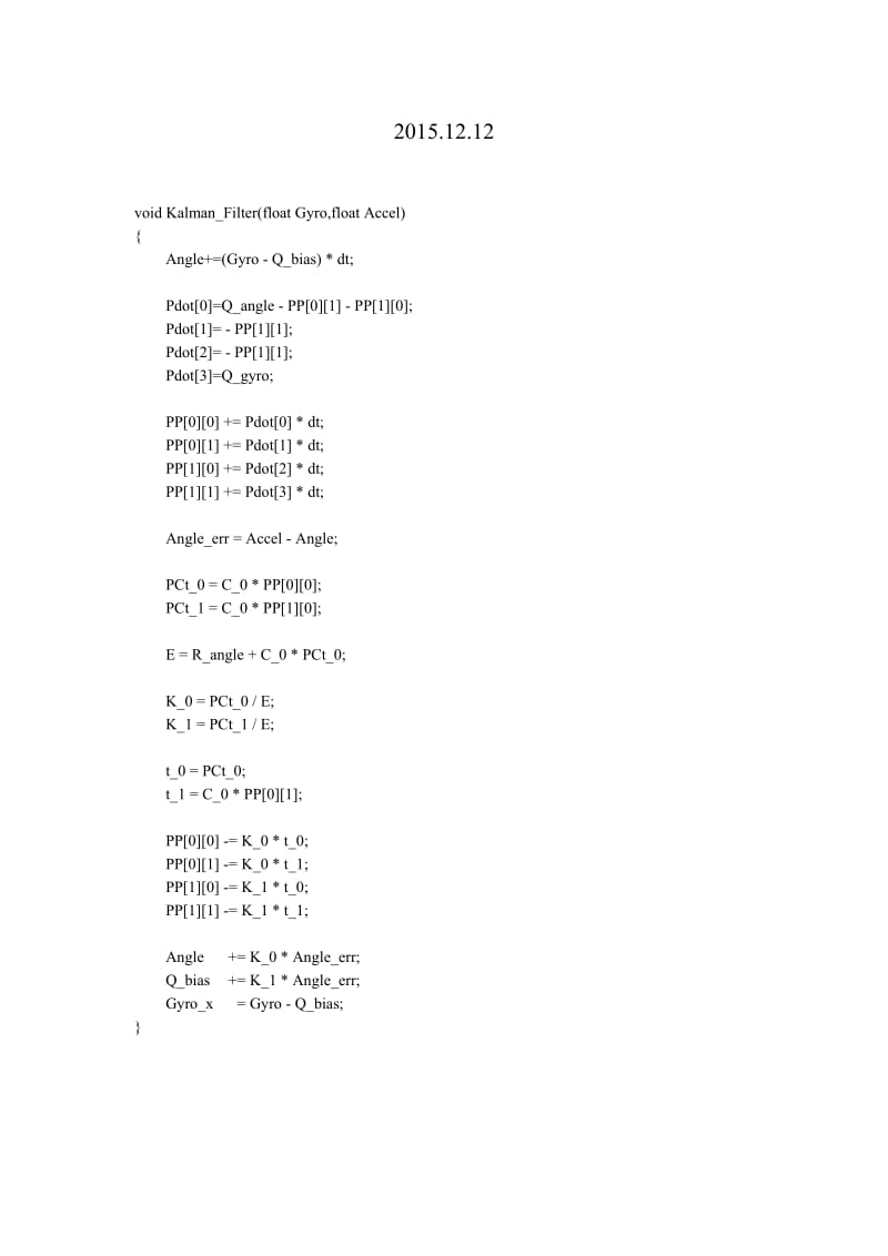 卡尔曼滤波算法总结.doc_第1页