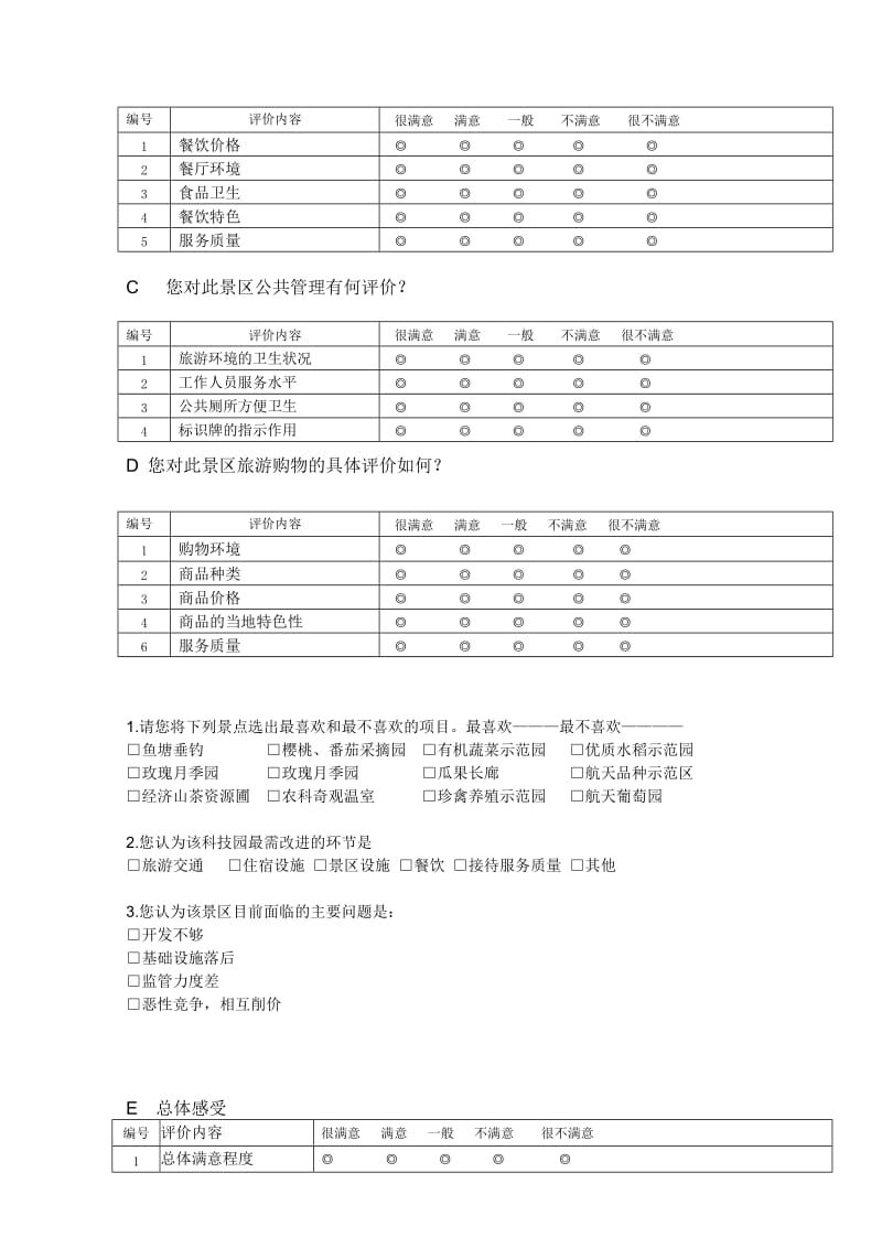 景区满意度调查问卷.doc_第2页