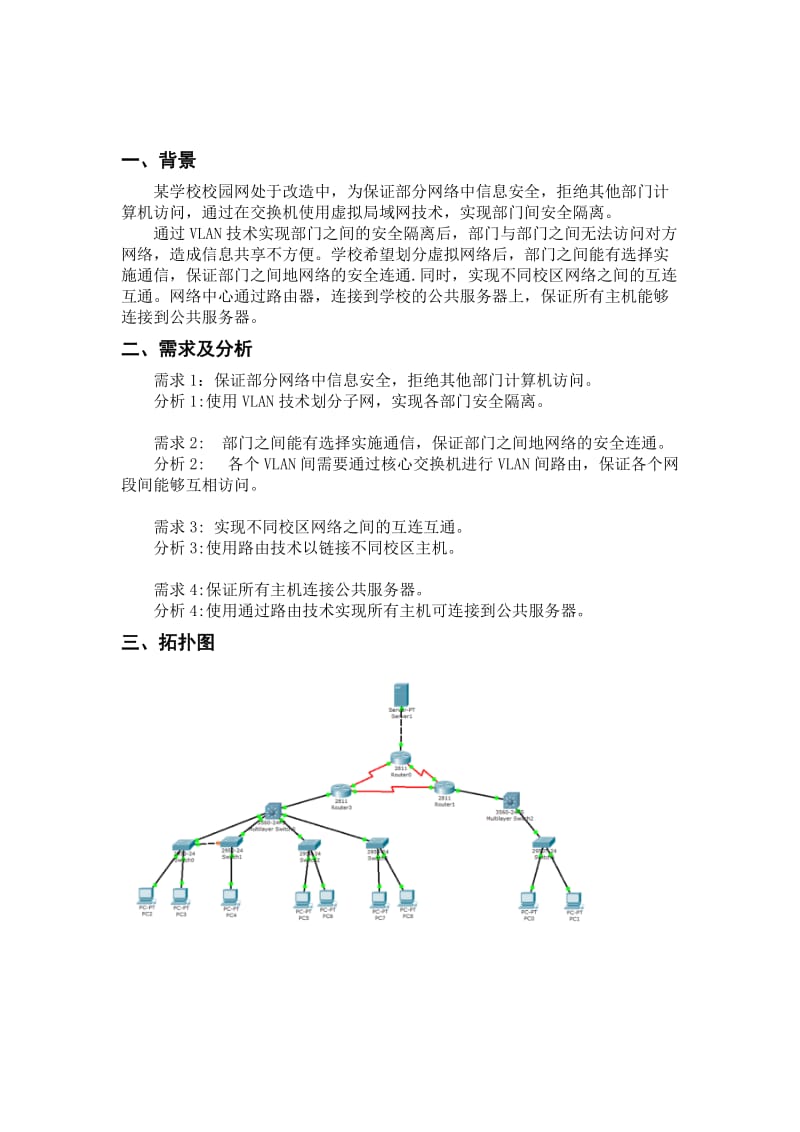 思科模拟校园网构建.doc_第1页