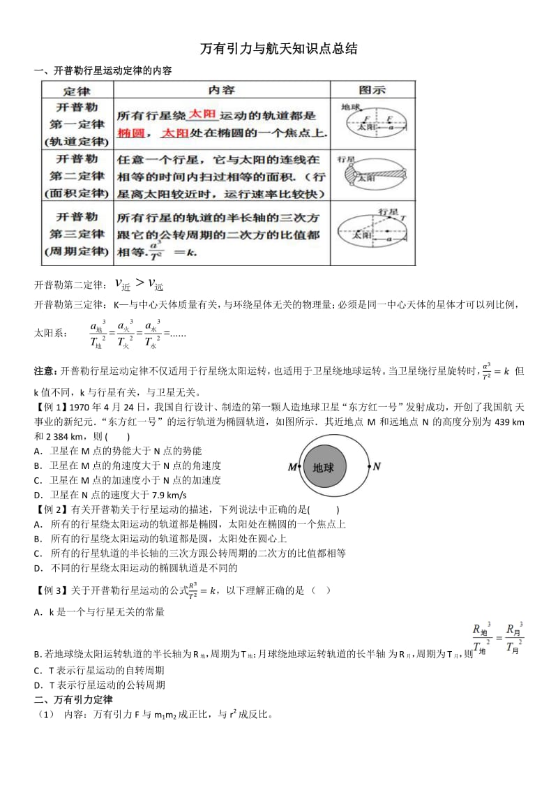 物理必修二第二章知识点总结与习题精炼.pdf_第1页