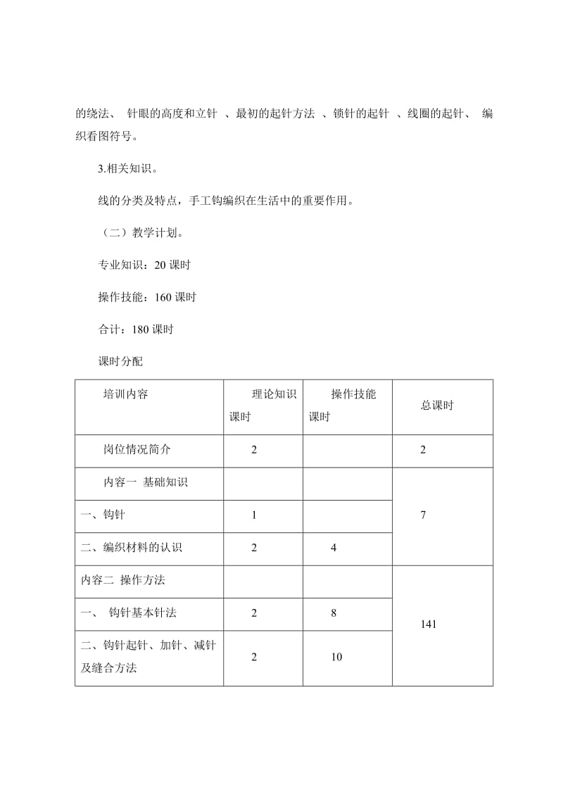 手工编织教学大纲、计划.doc_第2页