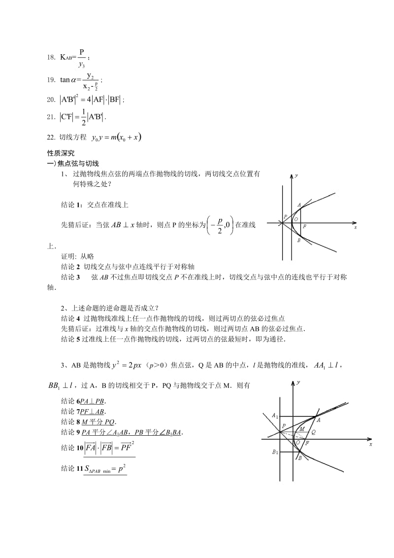 抛物线经典性质总结.doc_第2页