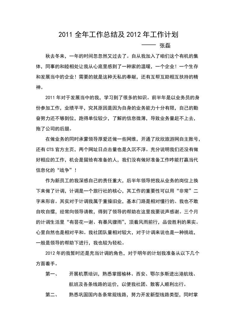 张磊总结计划.doc_第1页