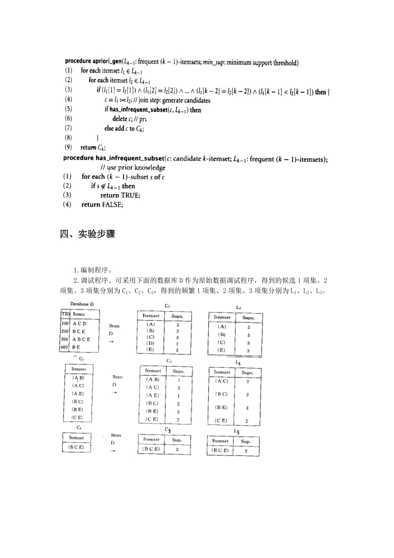 数据挖掘实验报告-关联规则挖掘.doc_第3页