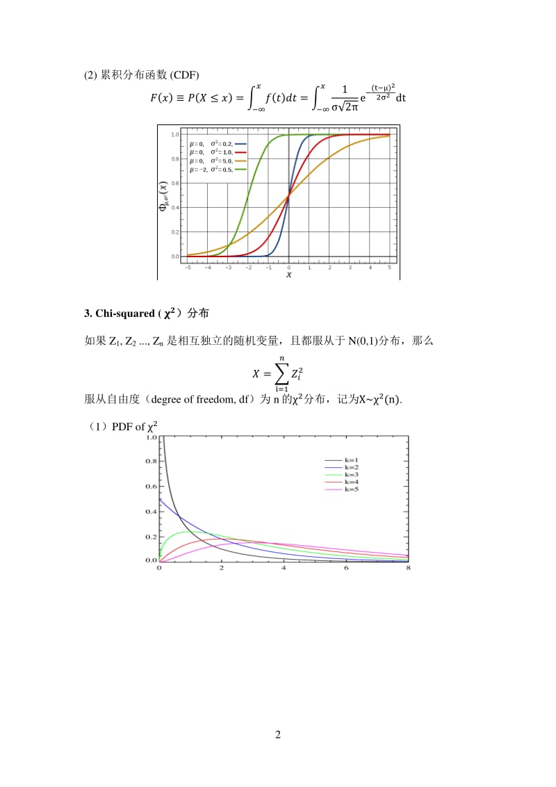 最常用的统计学概率分布总结(含清晰图).pdf_第2页