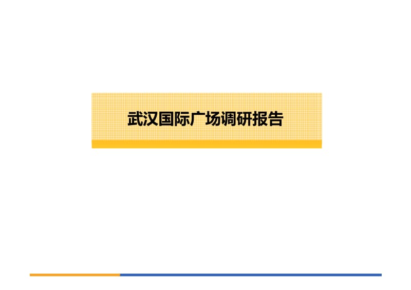 武汉国际广场调研报告.pdf_第1页