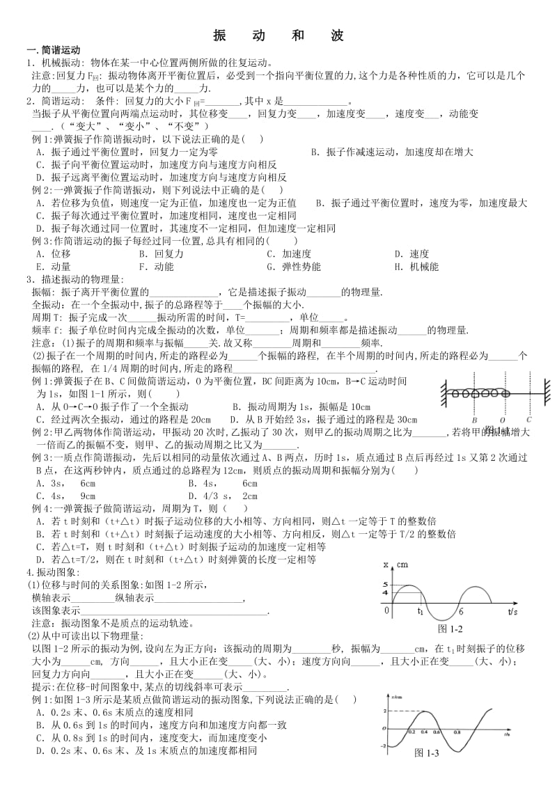 振动和波总结全.doc_第1页