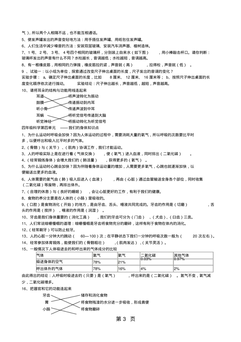 四年级上册科学素材知识点精编教科版.pdf_第3页