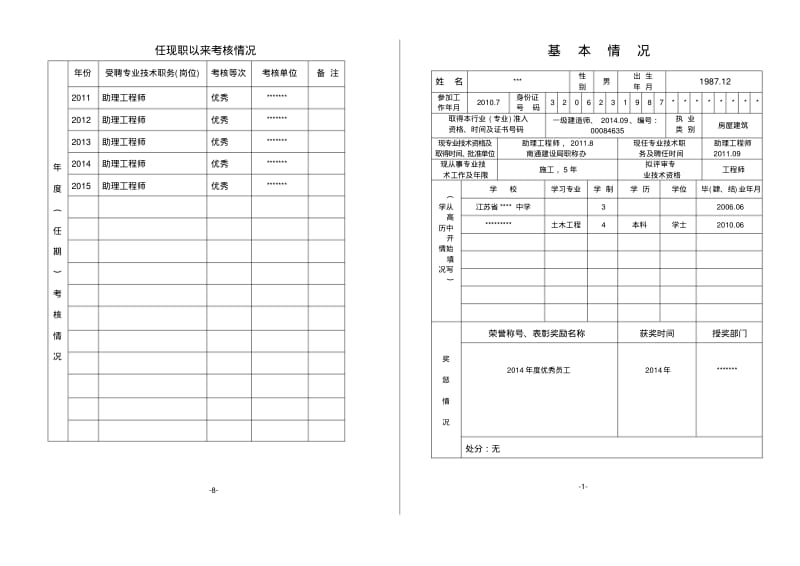 中级职称专业技术资格评审申报表(文档良心出品).pdf_第3页