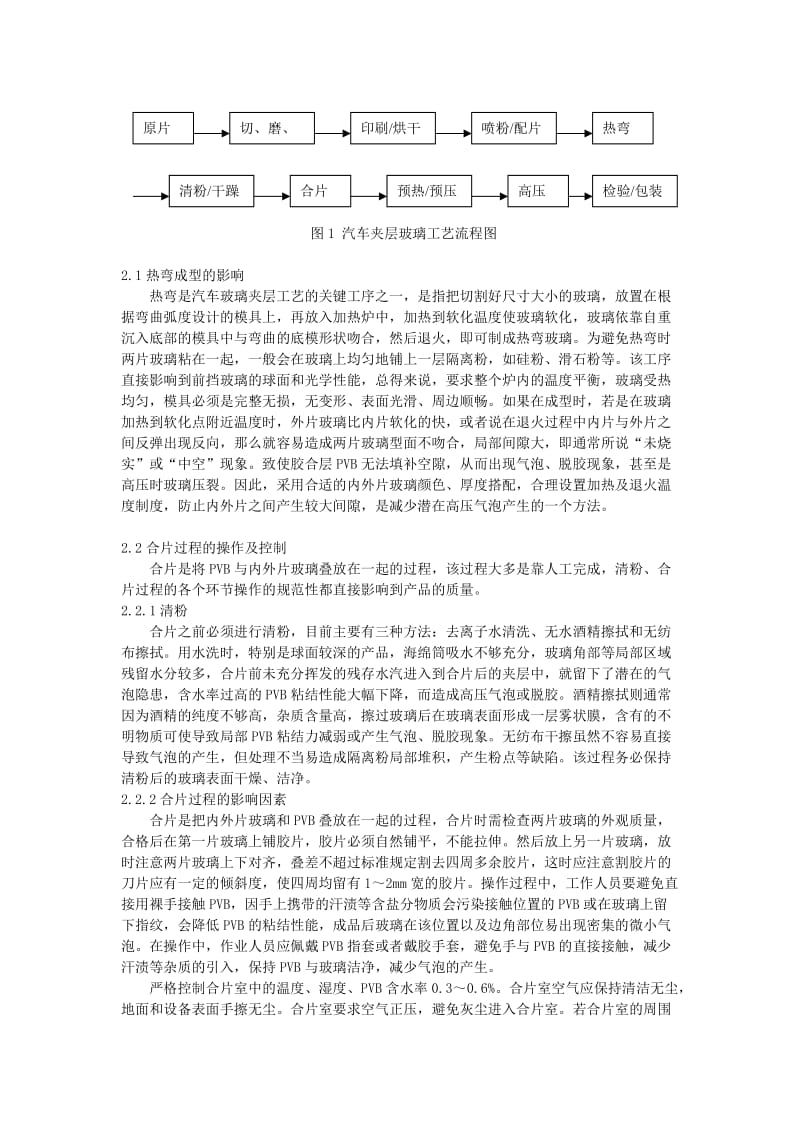 汽车夹层玻璃压气泡脱胶原因分析及解决方案.doc_第2页