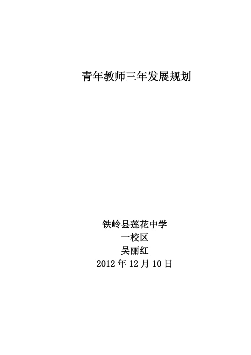 青年教师三年发展规划.doc_第3页