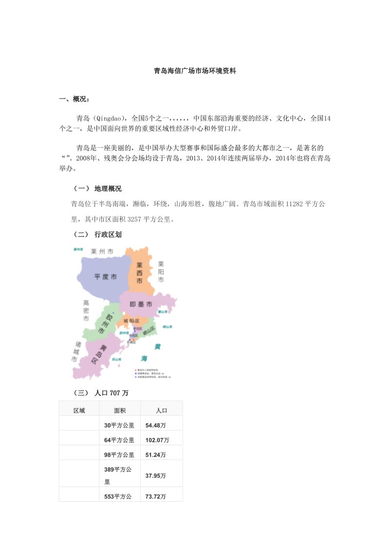 青岛市场调查资料.doc_第1页