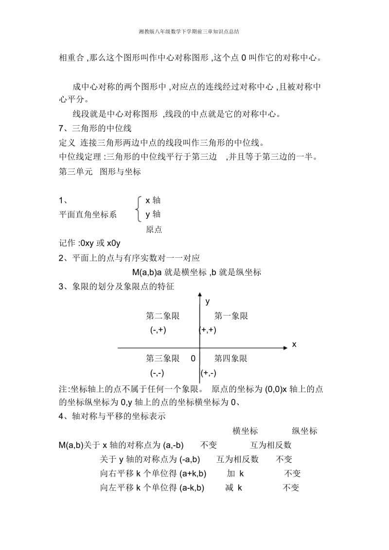 湘教版八年级数学下学期前三章知识点总结.docx_第3页