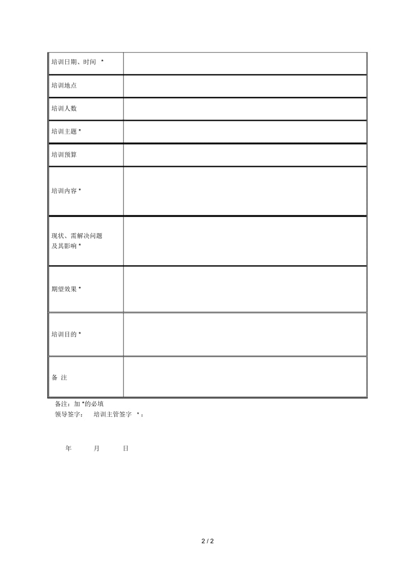 企业培训需求信息表.docx_第2页