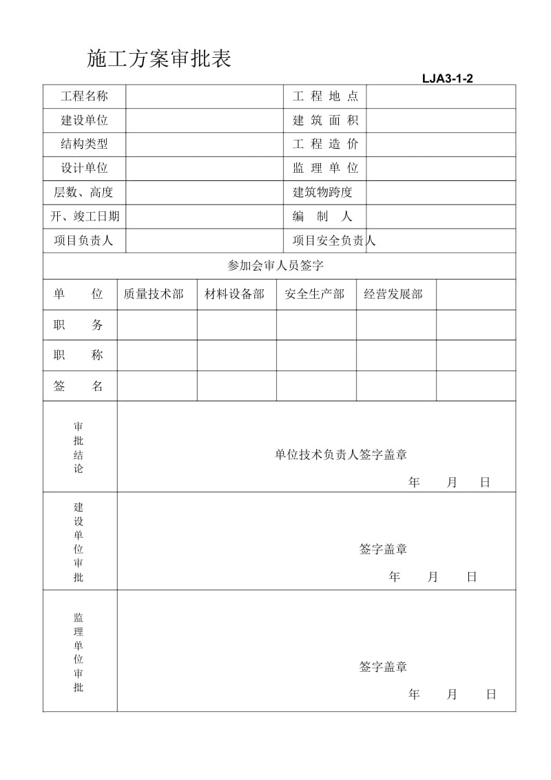 施工组织设计审批表(完整).docx_第1页