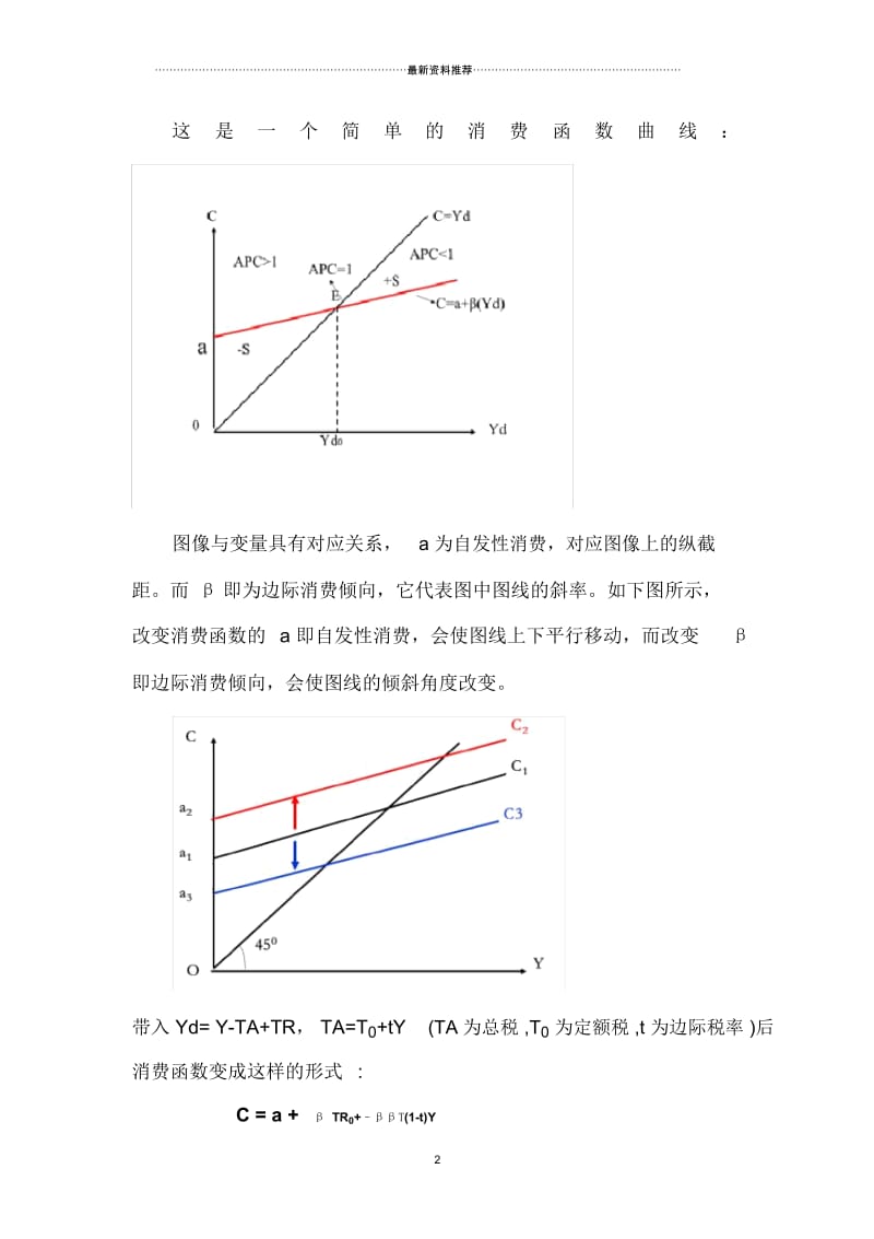 宏观经济学论文 浅谈宏观经济学关于消费与储蓄的学习体会.docx_第2页