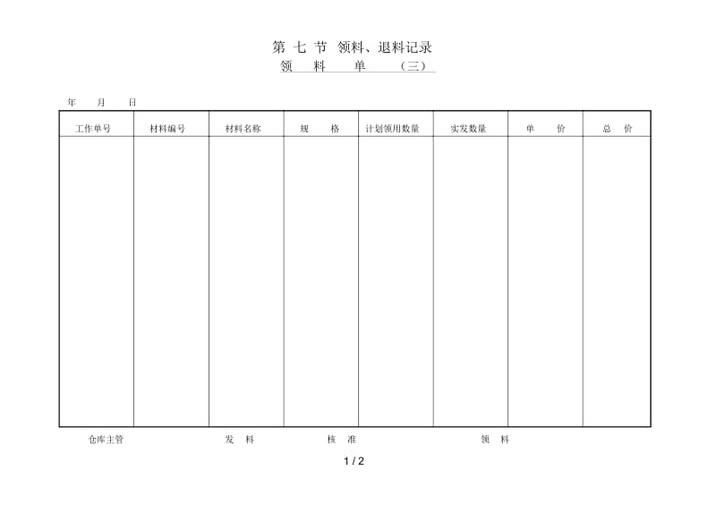 制造行业生产领、退料记录表汇总21.docx_第1页