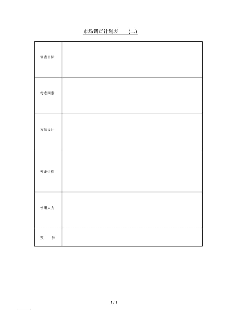 市场分析表格汇集43.docx_第1页