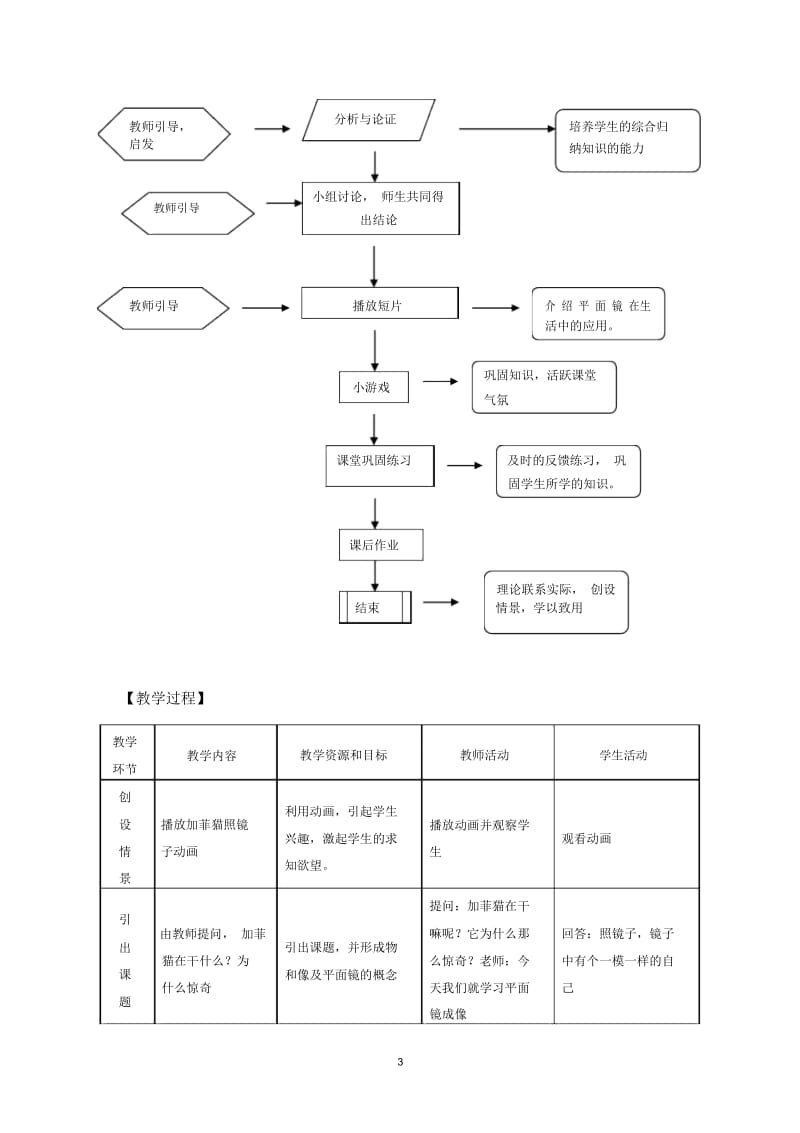 平面镜成像教学设计.docx_第3页