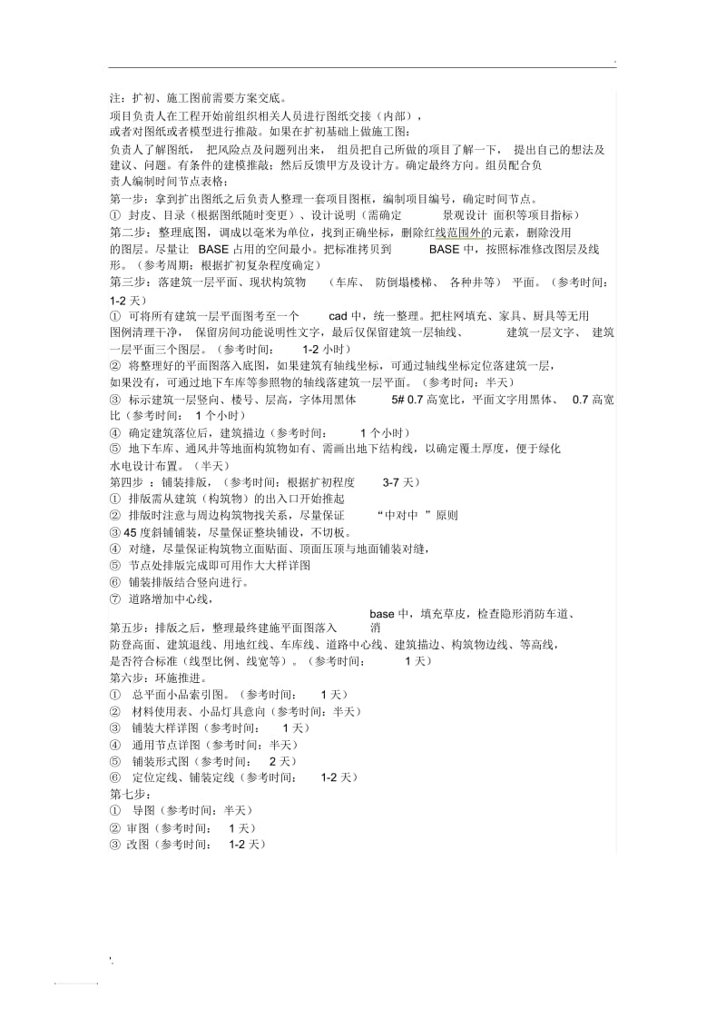 园林景观施工图绘制步骤整理.docx_第1页