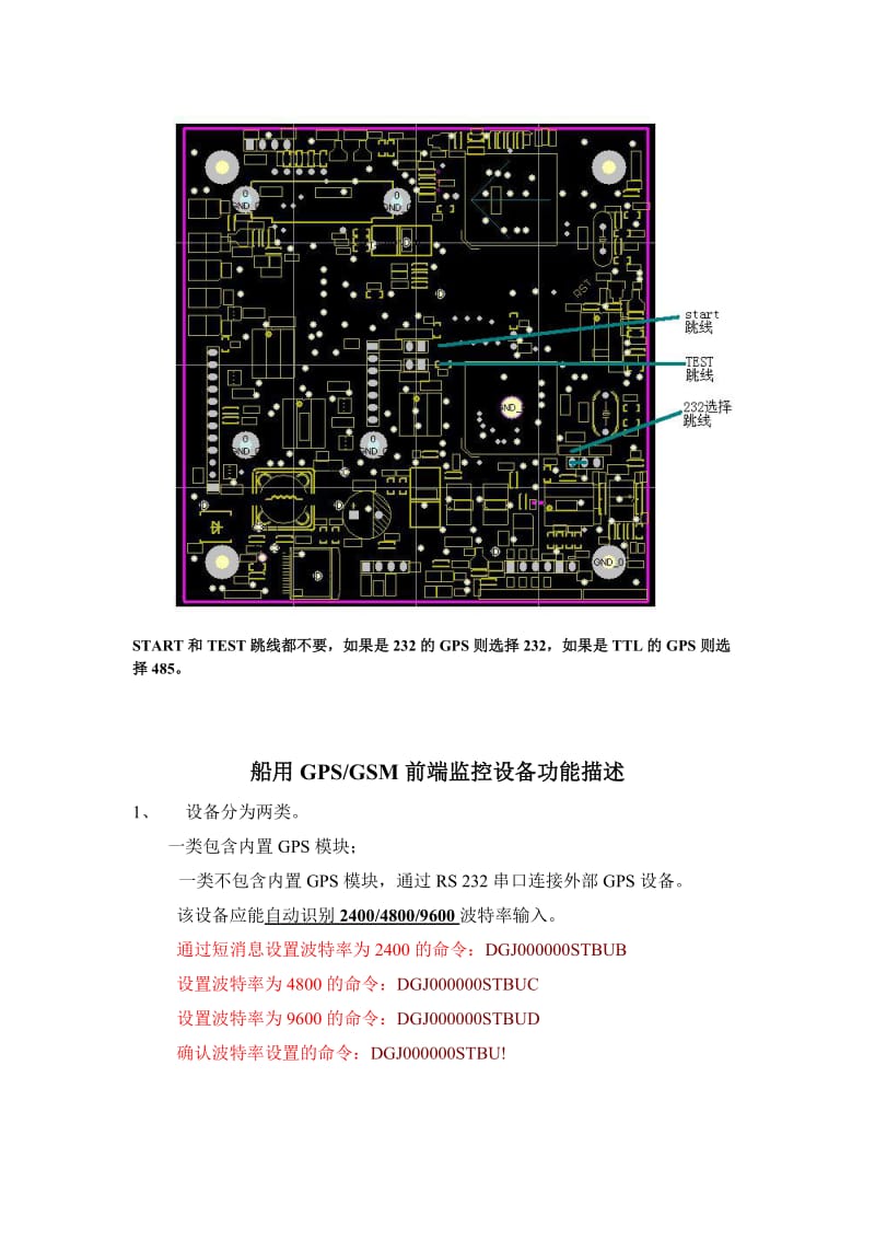 船用GSM GPS进出港口前端监控设备说明.doc_第2页