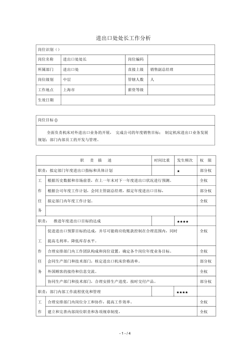 进出口处处长工作分析.docx_第1页