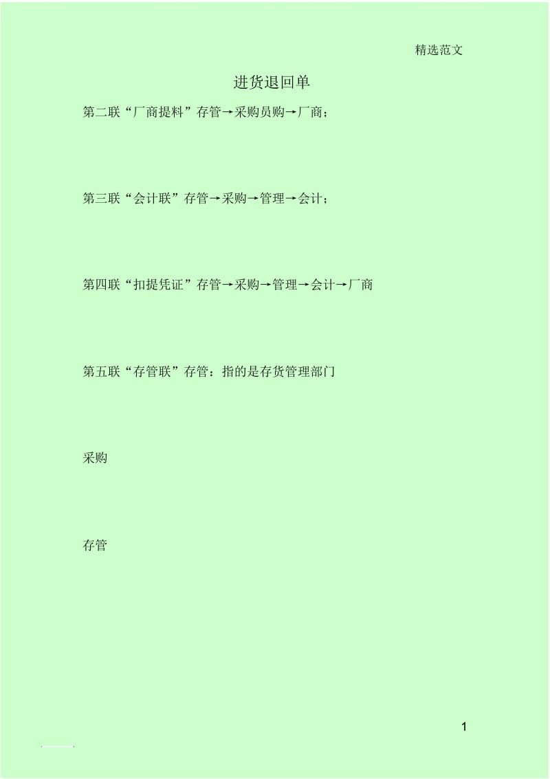 进货退回单.docx_第1页