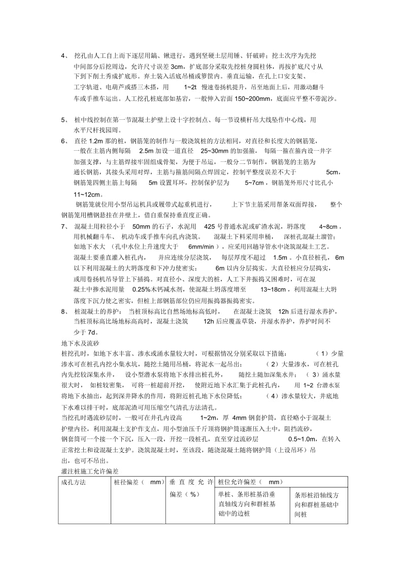 人工挖孔和挖孔扩底灌注桩施工工艺.docx_第2页