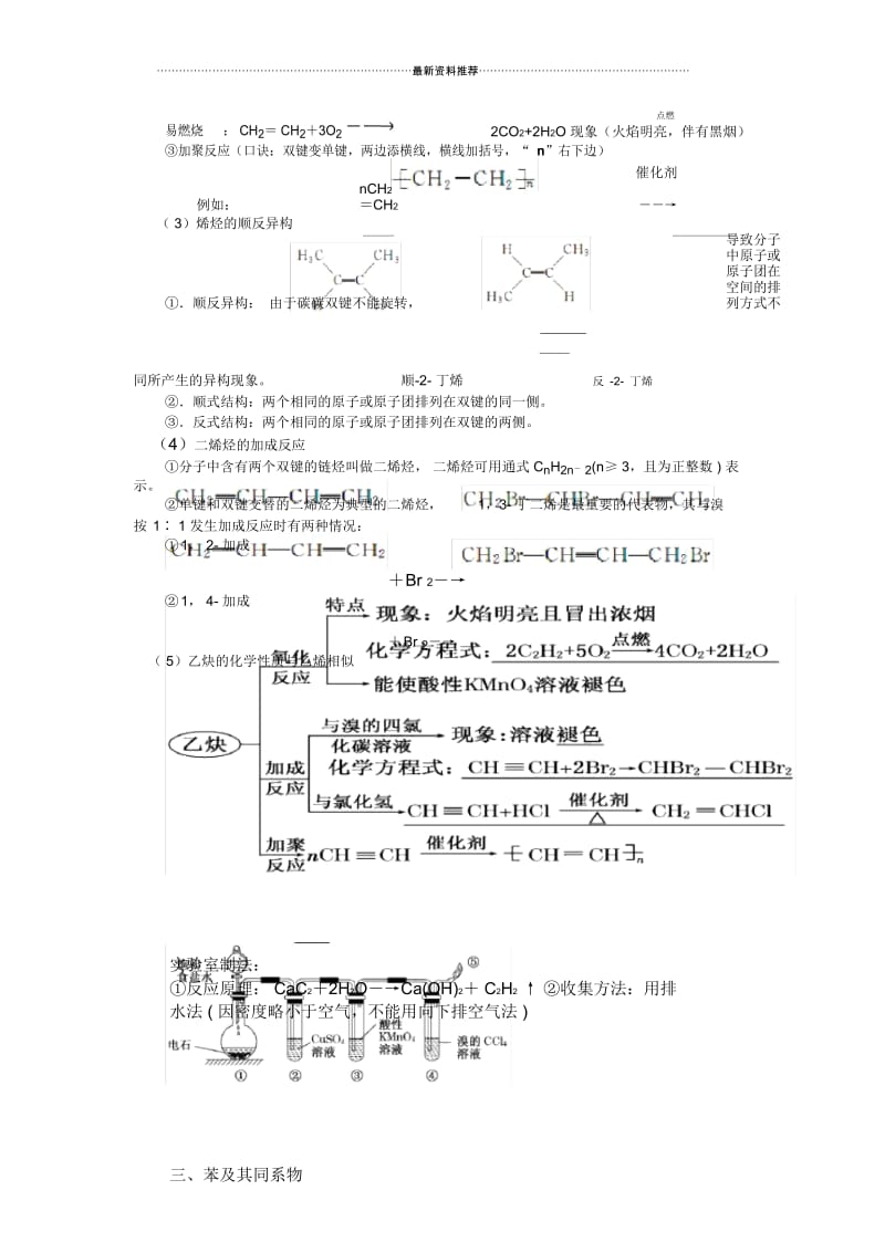 高中化学选修5知识点总结：第二章烃和卤代烃.docx_第2页