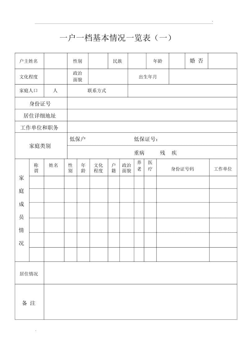 一户一档基本情况一览表.docx_第1页