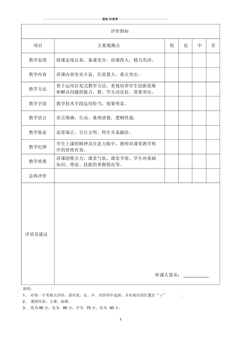 教师听课记录表1.docx_第2页