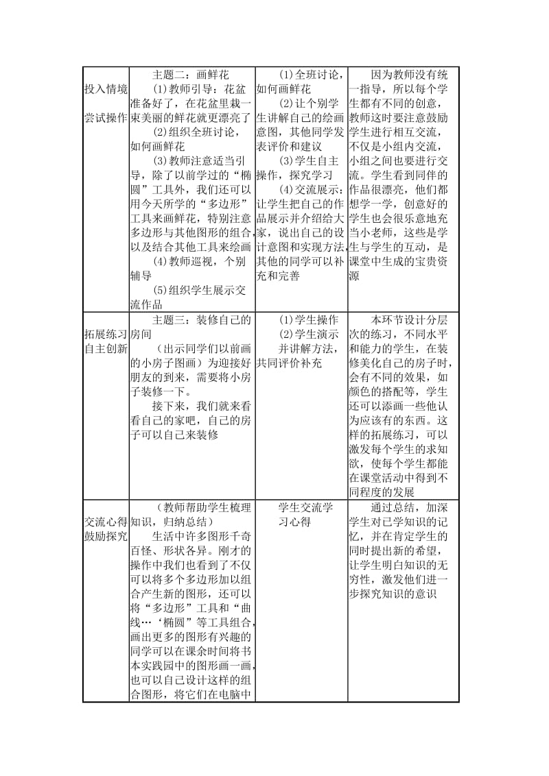 人教版信息技术第二册第4课画多边形word教案.doc_第2页