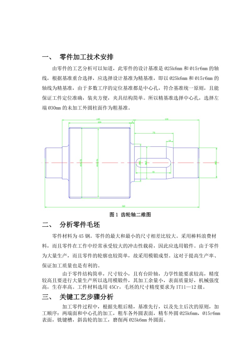 齿轮轴工艺课程设计说明书.doc_第3页